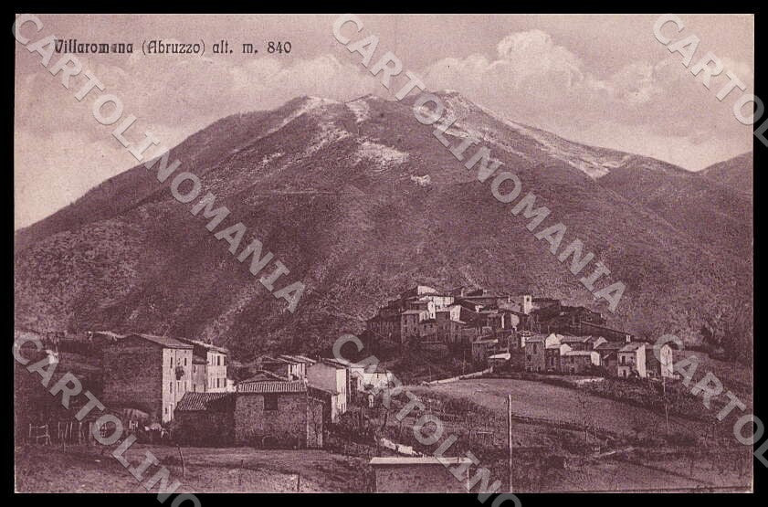 L'Aquila Carsoli Villaromana cartolina GM0802 – fronte