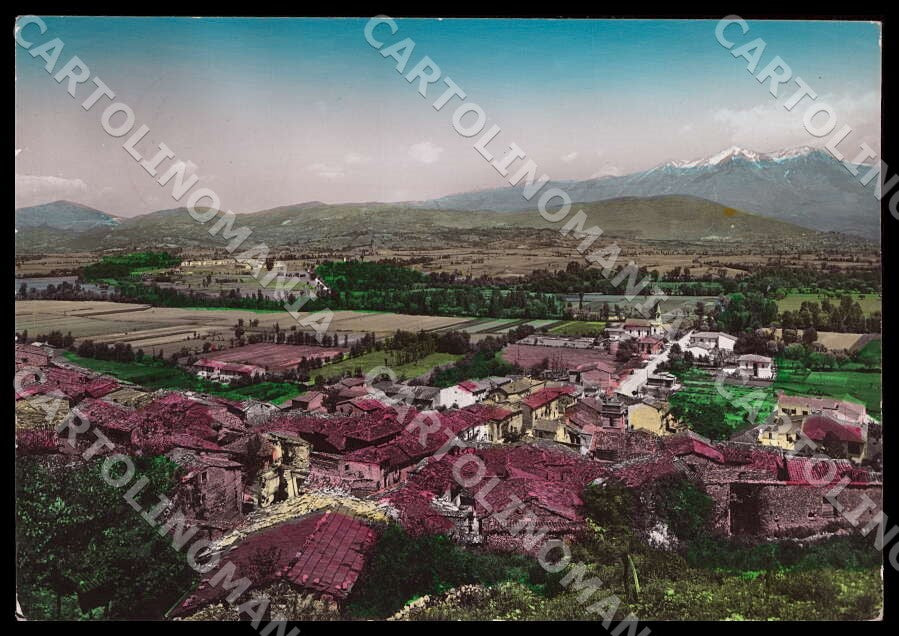 L'Aquila Tagliacozzo Villa San Sebastiano Panorama FG Foto cartolina GM0813 – fronte