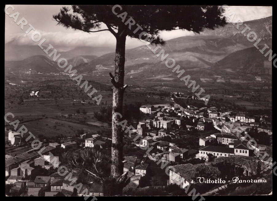 L'Aquila Vittorito Panorama FG Foto cartolina GM0815 – fronte