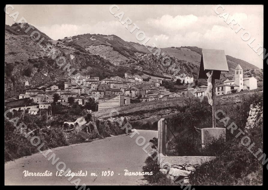 L'Aquila Verrecchie Panorama Alterocca FG Foto cartolina GM0821 – fronte