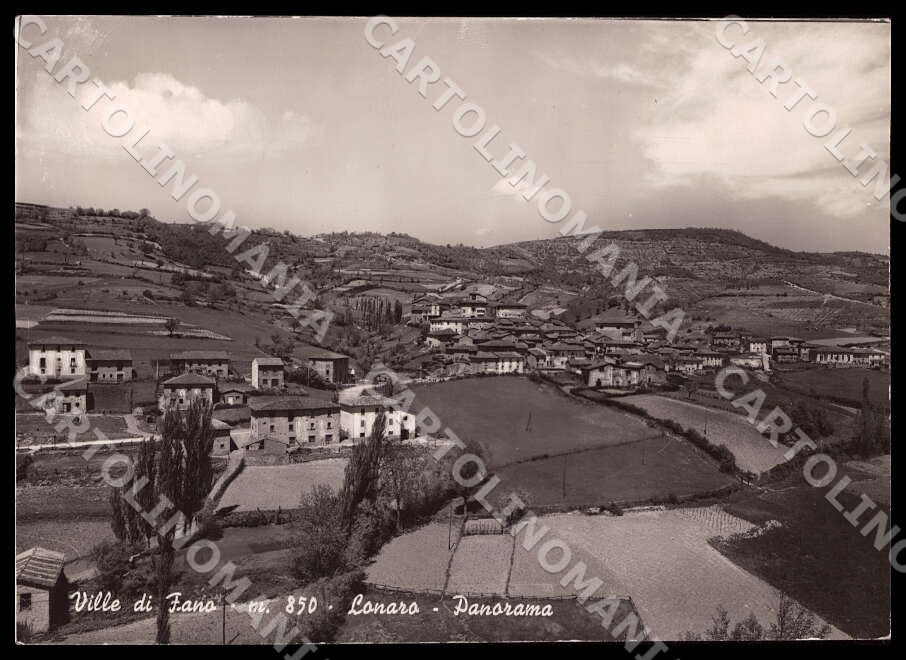 L'Aquila Montereale Ville di Fano Lonara Panorama FG Foto cartolina GM0823 – fronte