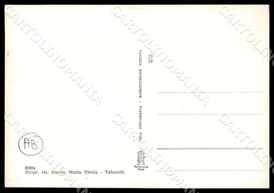 L'Aquila Villavallelonga Panorama Alterocca ABRASA FG Foto cartolina GM0826 – retro