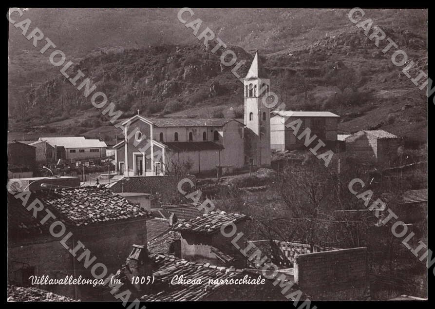 L'Aquila Villavallelonga Chiesa parrocchiale FG Foto cartolina GM0827 – fronte