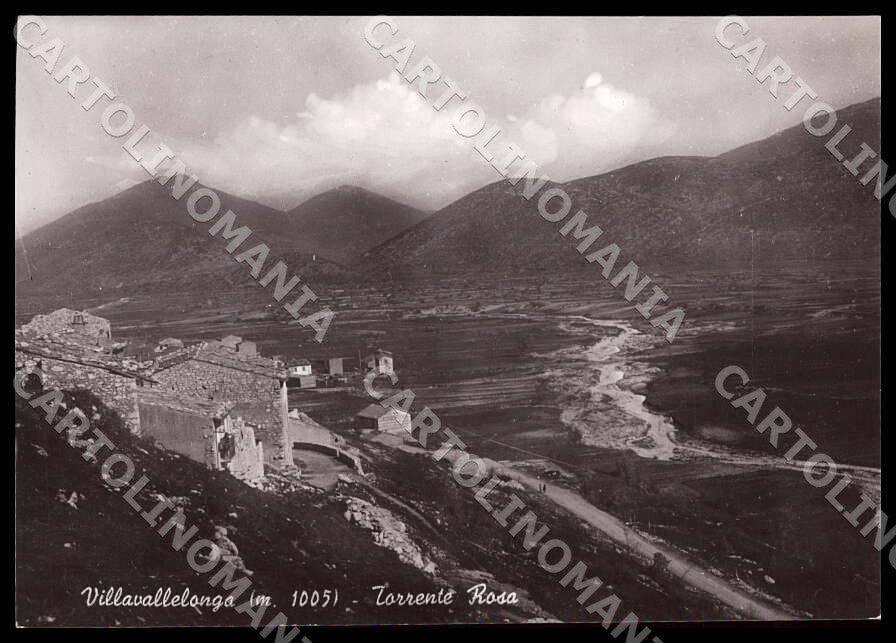 L'Aquila Villavallelonga Torrente Rosa Alterocca FG Foto cartolina GM0828 – fronte