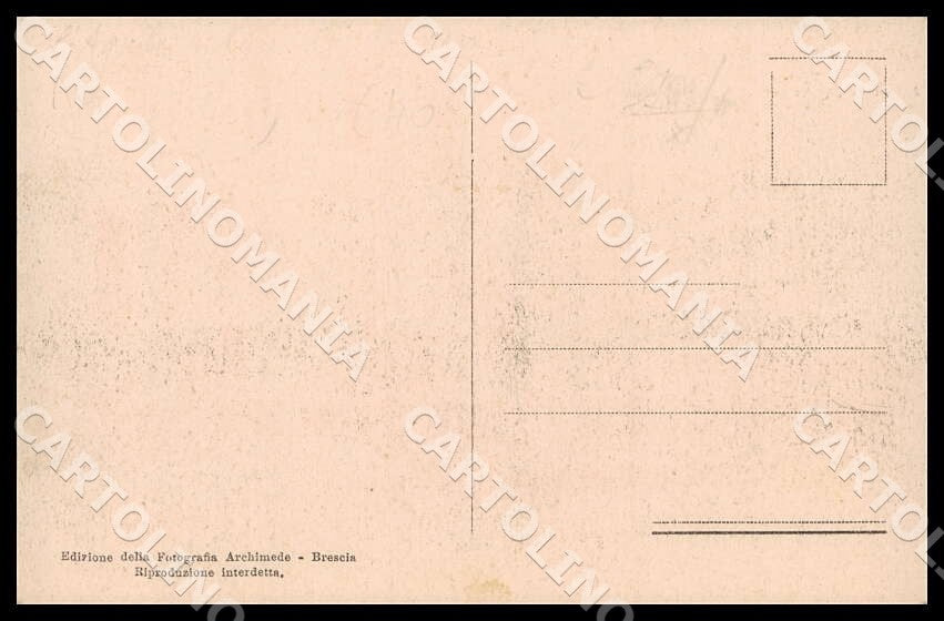 Brescia Città Cavalleggeri Aquila 27 Reggimento Carnevale 1911 cartolina GM0833 – retro