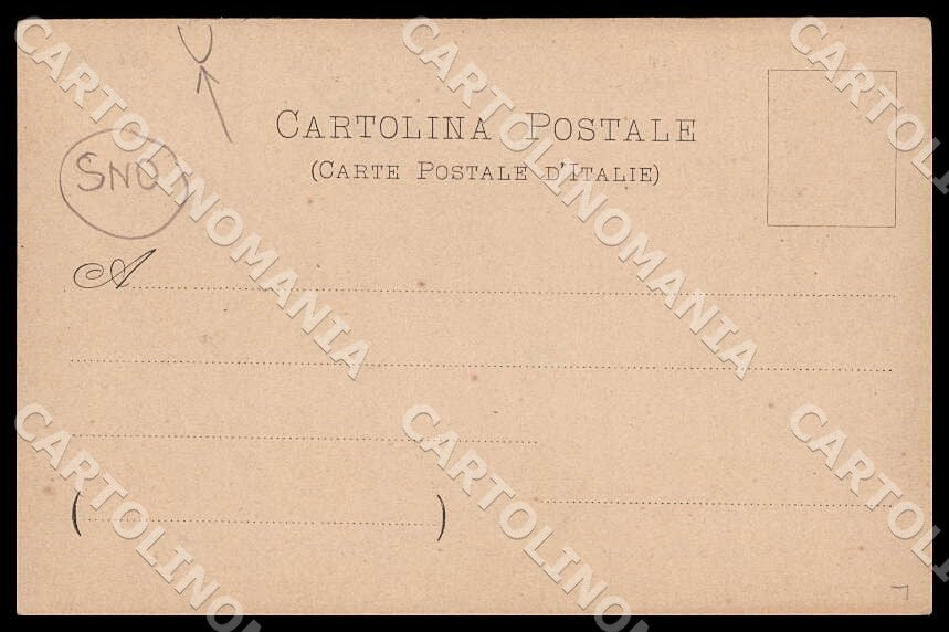 L'Aquila Città Duomo Fontana Piazza Grande Carretto STRAPPINO cartolina GM0835 – retro