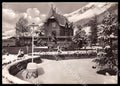L'Aquila Gran Sasso Italia Albergo Villetta PIEGHINE FG Foto cartolina GM0876 – fronte