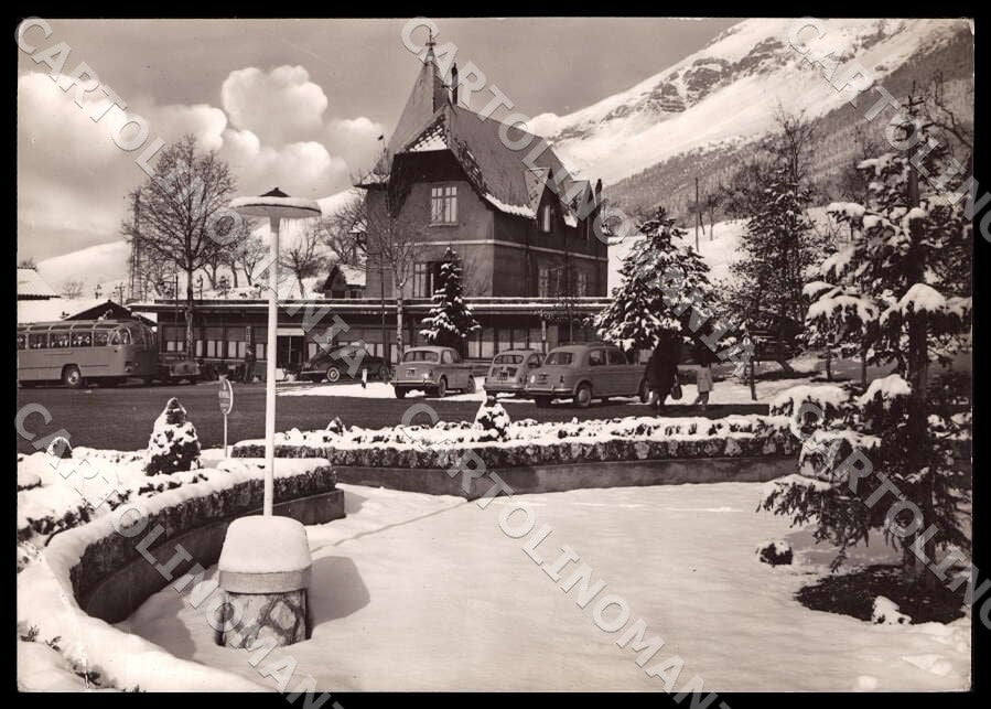 L'Aquila Gran Sasso Italia Albergo Villetta PIEGHINE FG Foto cartolina GM0876 – fronte