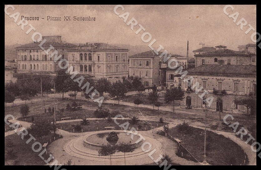 Pescara Città Piazza XX Settembre cartolina GM0895 – fronte