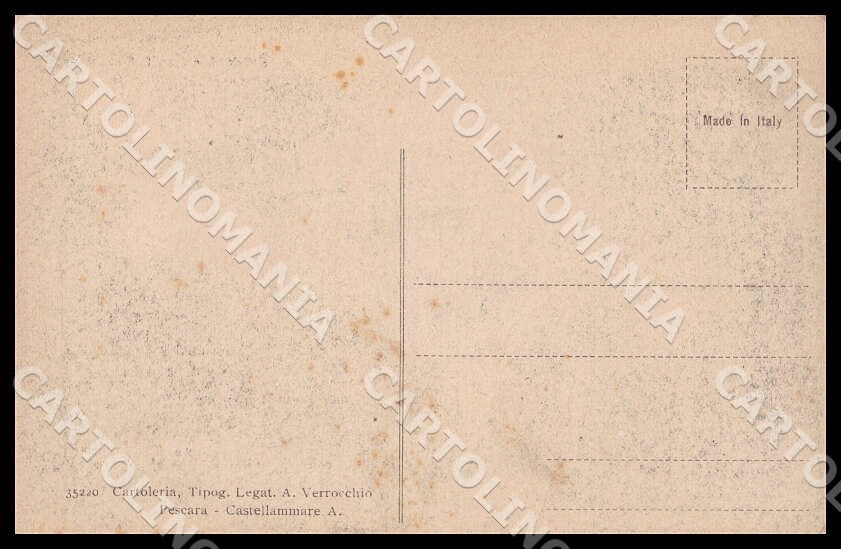 Pescara Città Ponte Metallico Barca cartolina GM0896 – retro