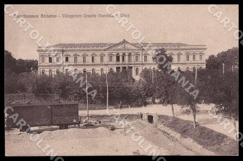 Pescara Castellammare Adriatico Convitto Nazionale Chieti cartolina GM0907 – fronte