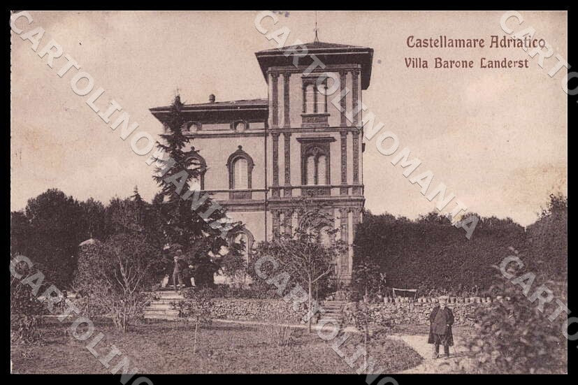Pescara Castellammare Adriatico Villa Barone Landerst cartolina GM0920 – fronte