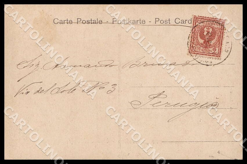 Pescara Castellammare Adriatico Villa Sabucchi Alterocca cartolina GM0930 – retro
