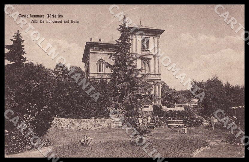 Pescara Castellammare Adriatico Villa De Landerset cartolina GM0931 – fronte
