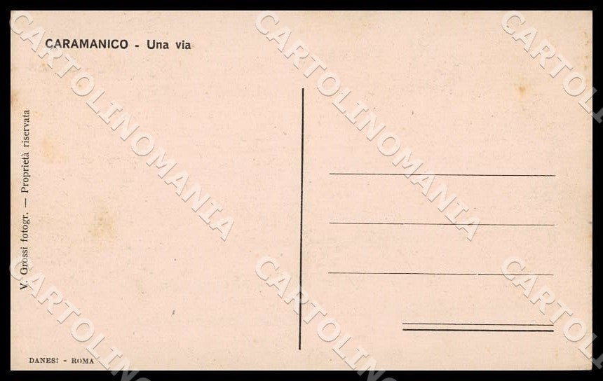 Pescara Caramanico Terme una Via cartolina GM0946 – retro