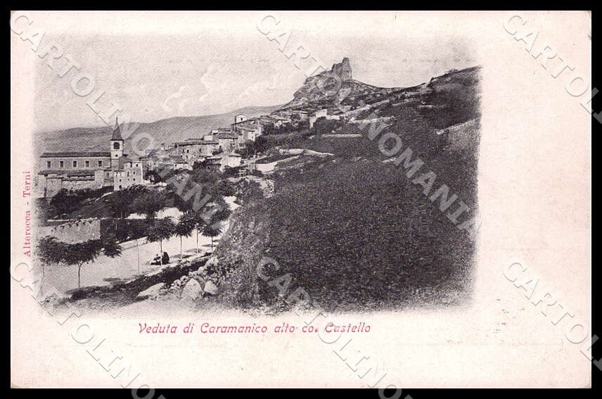 Pescara Caramanico Terme Veduta alto Castello Alterocca cartolina GM0947 – fronte