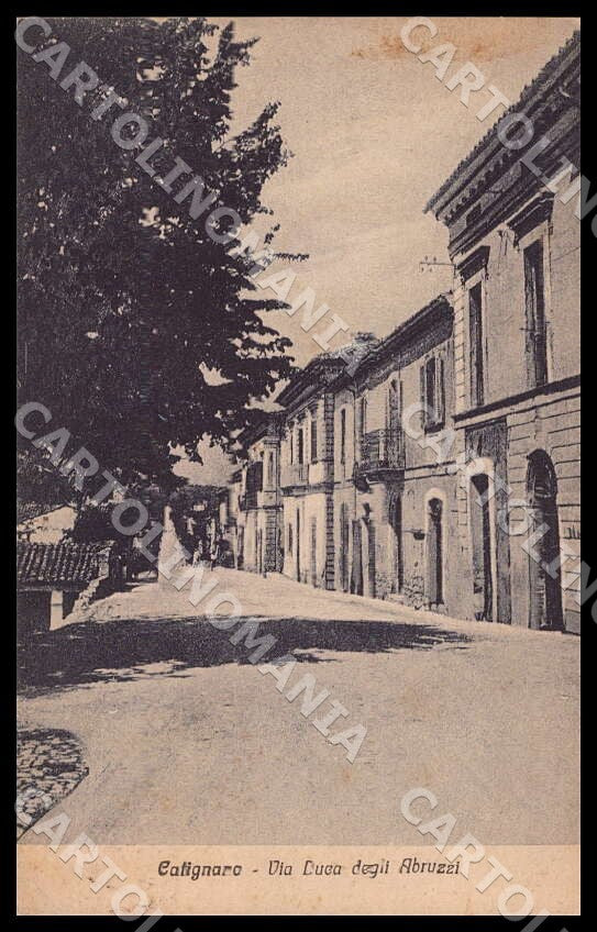 Pescara Catignano Via Duca Abruzzi cartolina GM0949 – fronte