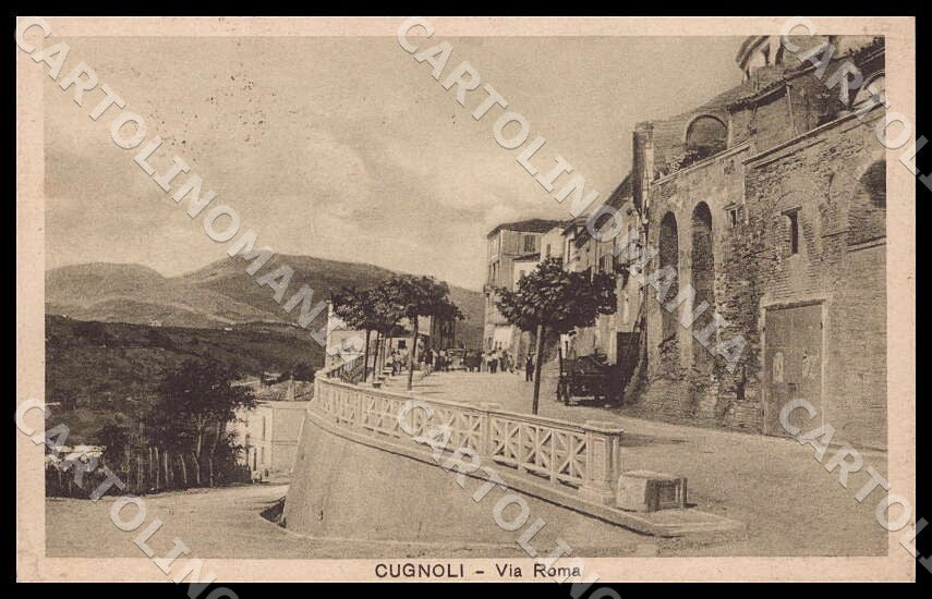 Pescara Cugnoli Via Roma cartolina GM0951 – fronte