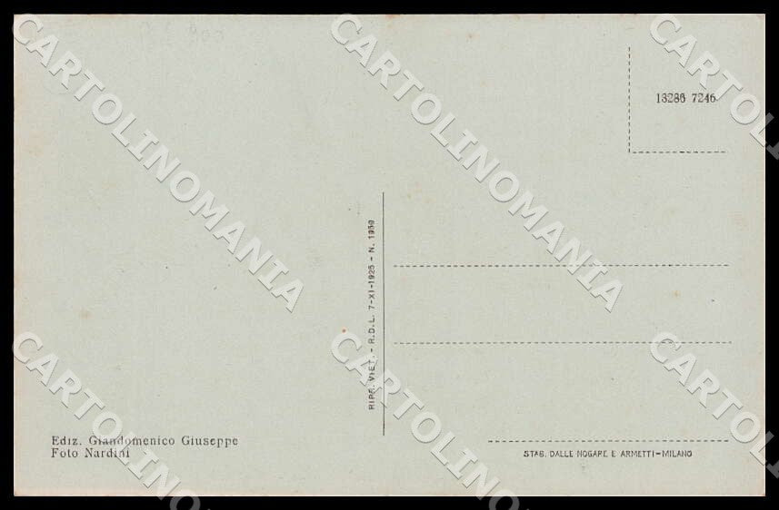 Pescara Moscufo Cristo morto emblemi della Passione cartolina GM0965 – retro