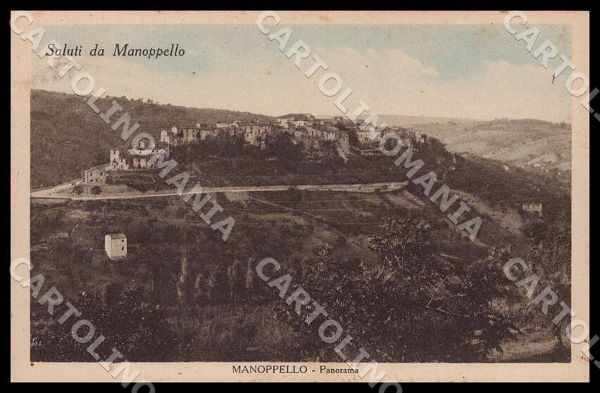 Pescara Manoppello Saluti da Panorama cartolina GM0967 – fronte