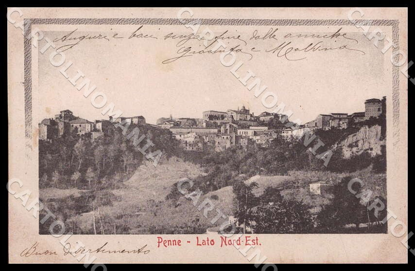 Pescara Penne Lato Nord Est cartolina GM0973 – fronte