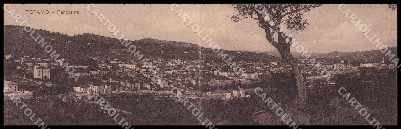 Teramo Città Panorama Doppia cartolina GM0988 – fronte