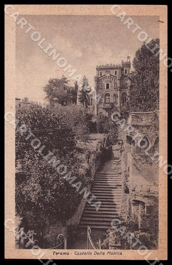 Teramo Città Castello della Monica cartolina GM0990 – fronte