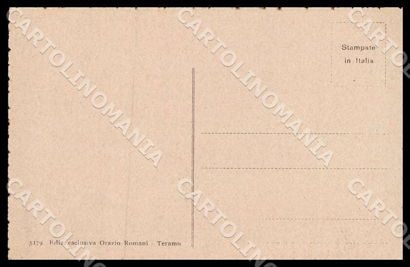 Teramo Città Panorama cartolina GM0999 – retro