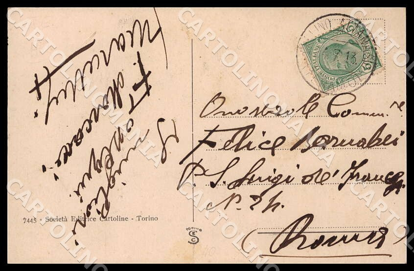 Teramo Cellino Attanasio Ricordo Panorama lato Ovest Est cartolina GM1015 – retro