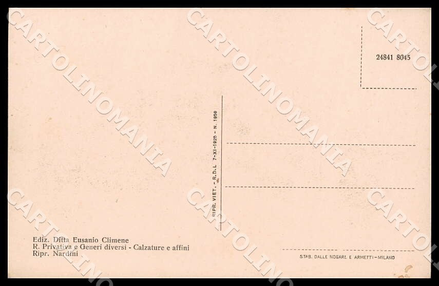 Teramo Cellino Attanasio Saluti Autopostale Caserma Carabinieri cartolina GM1016 – retro