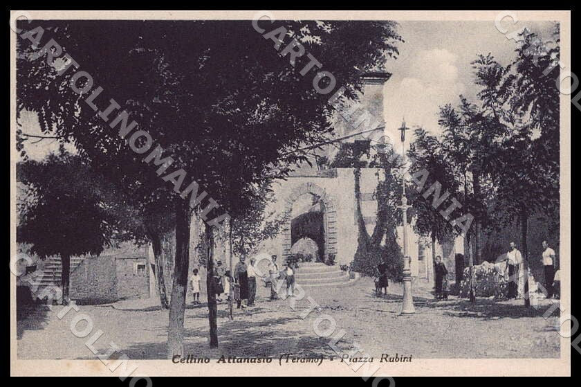 Teramo Cellino Attanasio Piazza Rubini cartolina GM1018 – fronte
