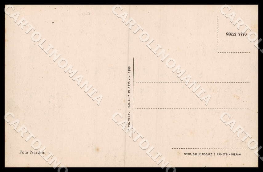 Teramo Mutignano Pineto Panorama visto da mezzogiorno cartolina GM1032 – retro