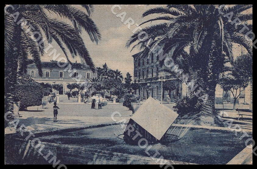 Teramo Roseto degli Abruzzi Stazione Ferroviaria Albergo PIEGHE cartolina GM1041 – fronte