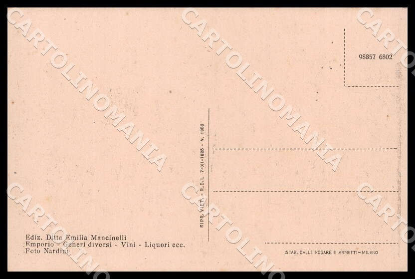Teramo Silvi Marina Corso Nazionale cartolina GM1044 – retro