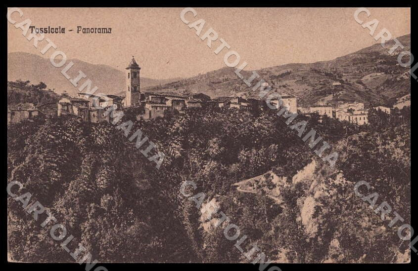 Teramo Tossicia Panorama PIEGHINA cartolina GM1046 – fronte