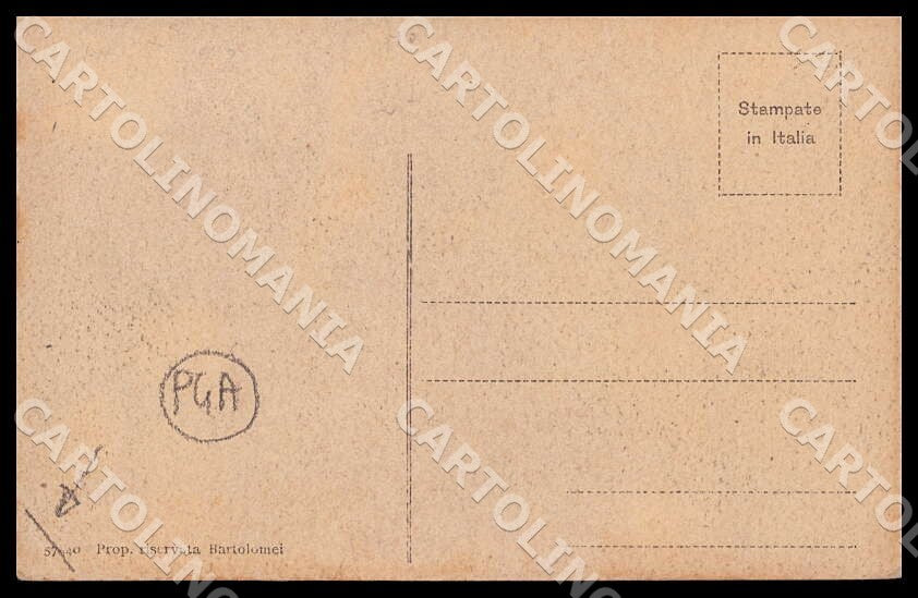 Teramo Tossicia Panorama PIEGHINA cartolina GM1046 – retro
