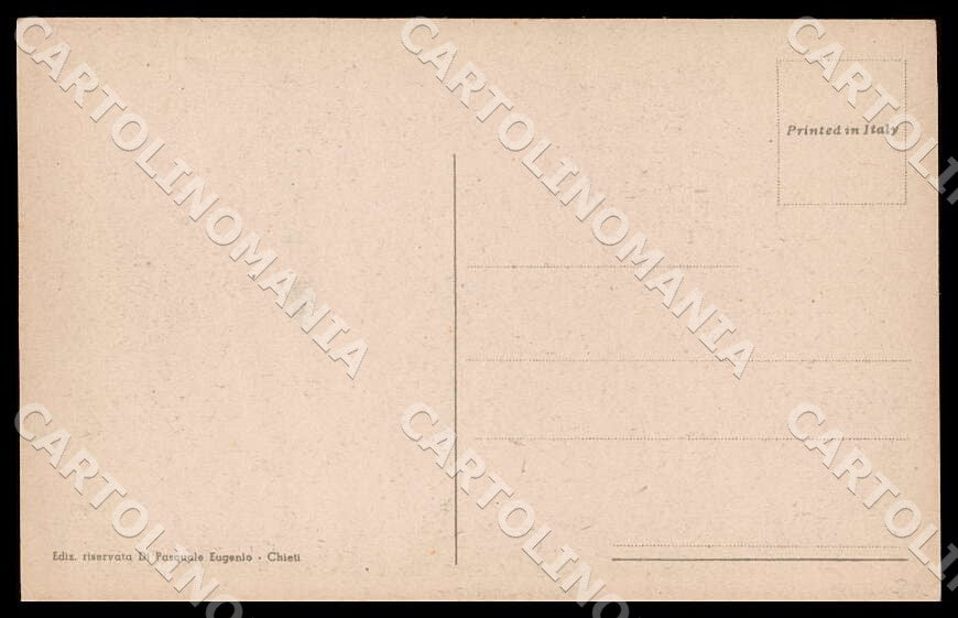 Chieti Città Caserma Pierantoni Distretto Militare Militari cartolina GM1049 – retro