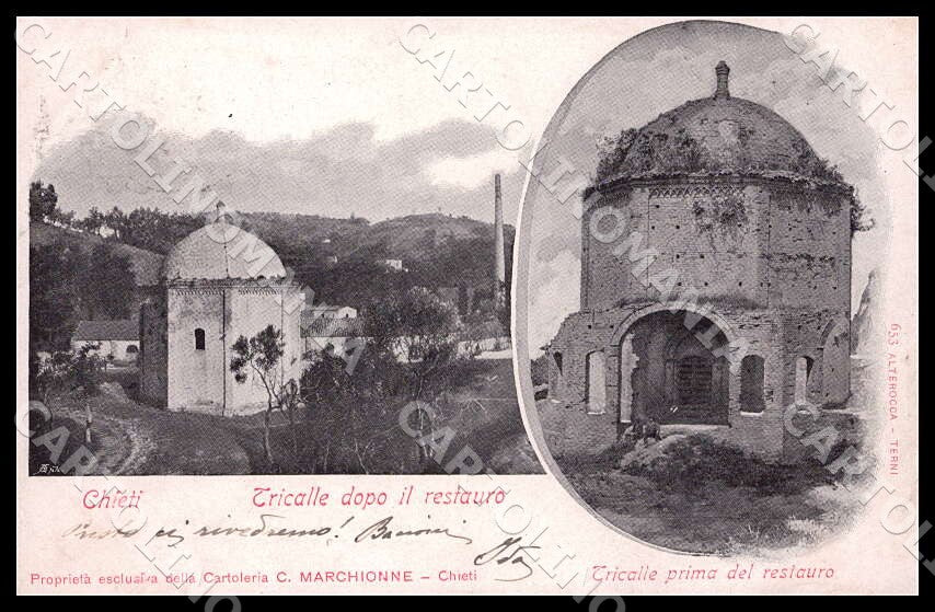 Chieti Città Tricalle prima restauro Alterocca 653 cartolina GM1054 – fronte