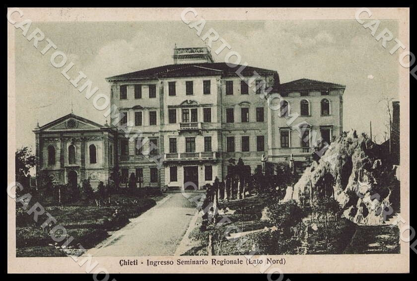 Chieti Città Ingresso Seminario Regionale Religiosi cartolina GM1055 – fronte