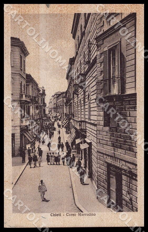 Chieti Città Corso Marrucino Alterocca cartolina GM1056 – fronte