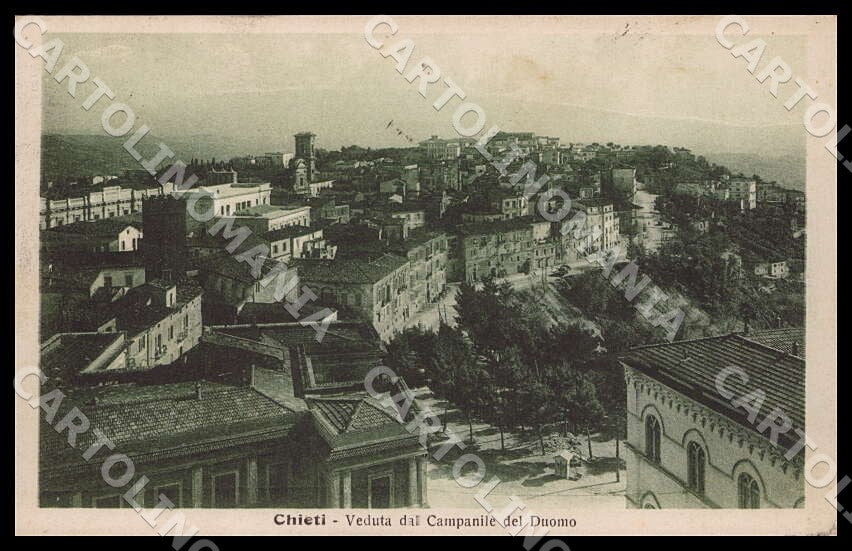 Chieti Città Veduta Campanile Duomo cartolina GM1057 – fronte