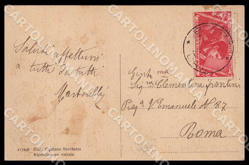 Chieti Bomba Veduta generale cartolina GM1062 – retro