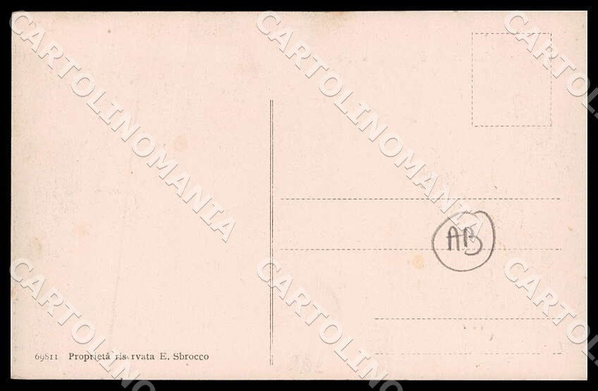 Chieti Castiglione Messer Marino Lato occidentale ABRASA cartolina GM1067 – retro