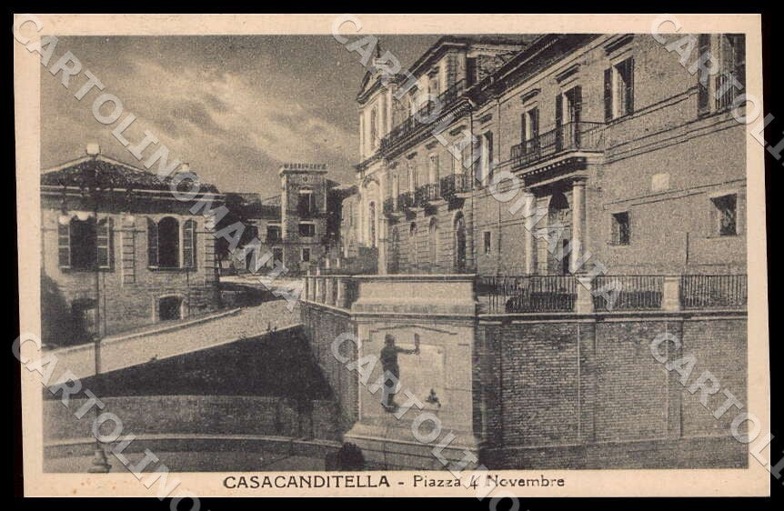 Chieti Casacanditella Piazza 4 Novembre cartolina GM1070 – fronte