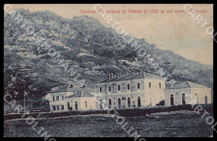 Chieti Palena Stazione Ferroviaria Abruzzo cartolina GM1079 – fronte