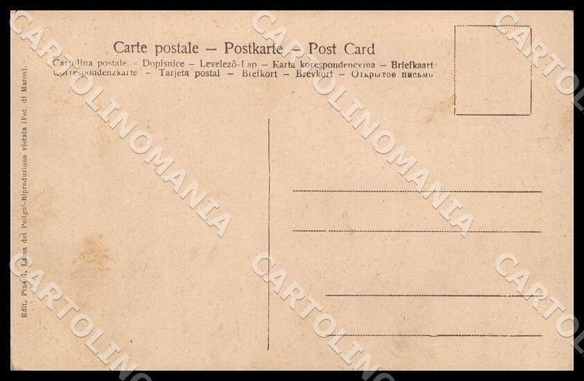 Chieti Palena Stazione Ferroviaria Abruzzo cartolina GM1079 – retro