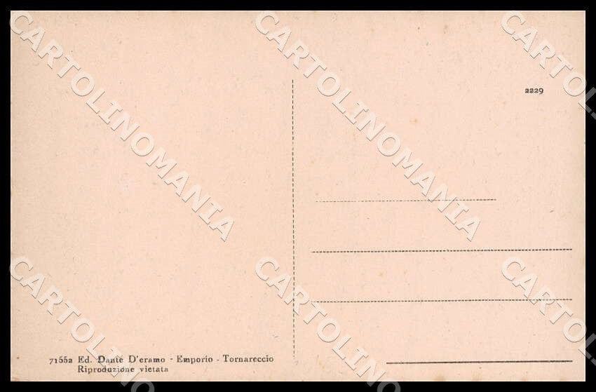 Chieti Tornareccio Saluti da Monte Pallano Fontana Panorama cartolina GM1088 – retro