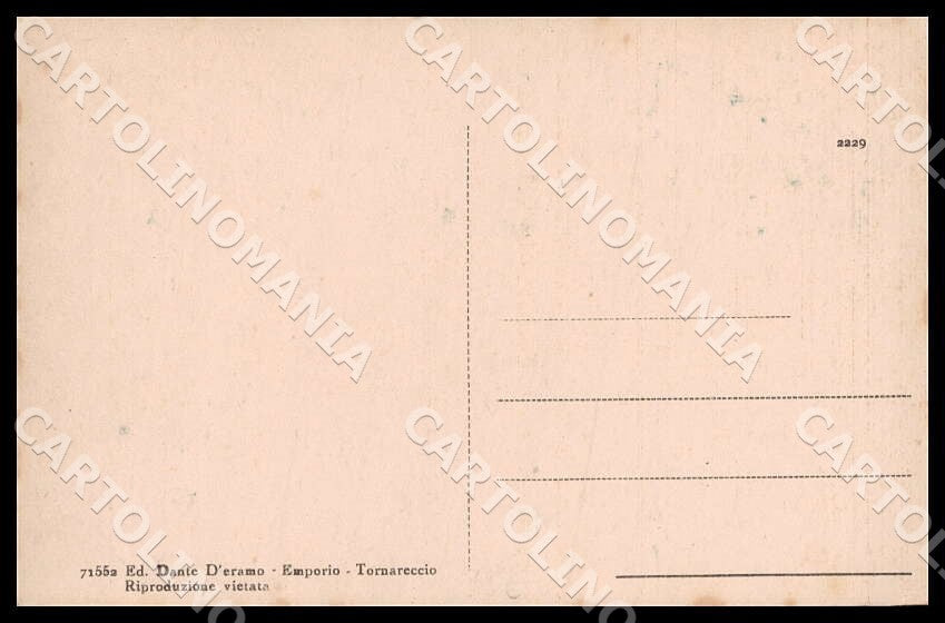 Chieti Tornareccio Saluti da Monte Pallano Fontana Panorama cartolina GM1089 – retro