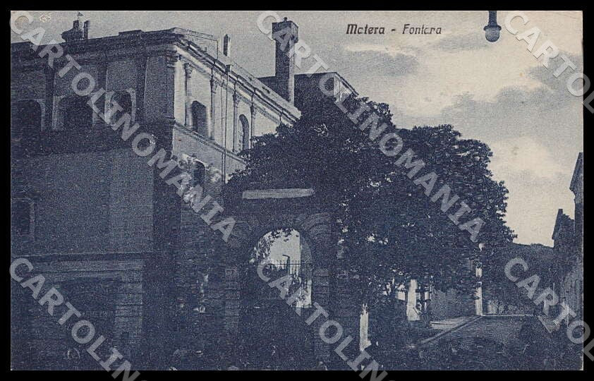 Matera Città Fontana cartolina GM1092 – fronte