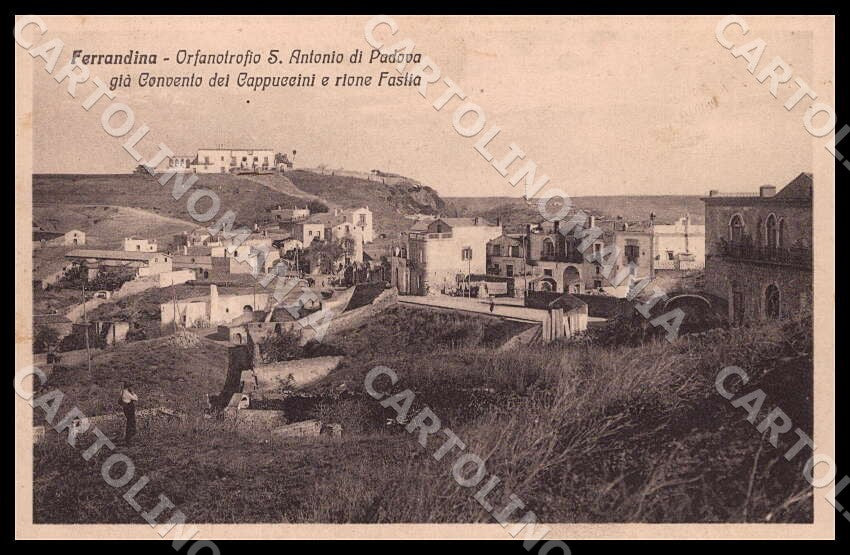 Matera Ferrandina Orfanotrofio Santo Antonio Padova Convento cartolina GM1099 – fronte